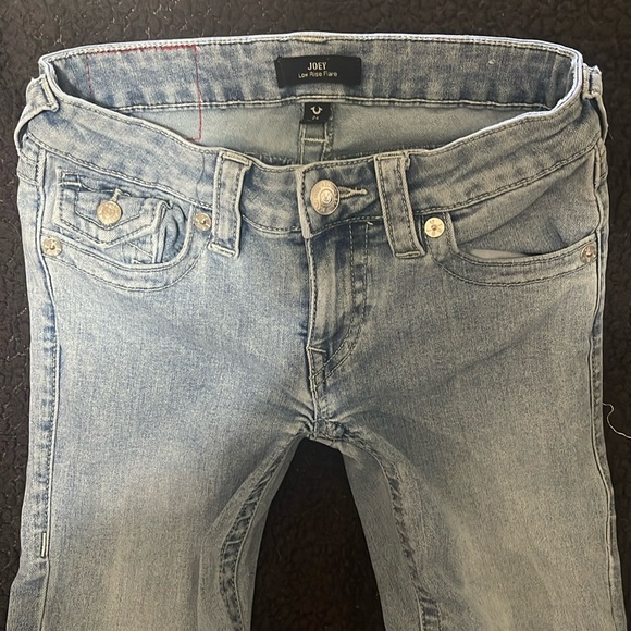 True Religion Joey Low Rise Flare Jeans Size 24 - Picture 1 of 8